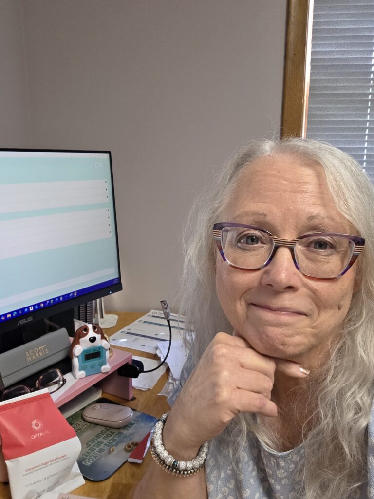 Patricia in her office